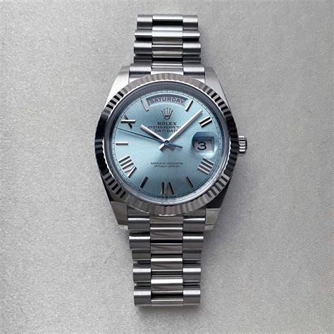 platinum rolex day date 40|Rolex Day-Date platinum price.